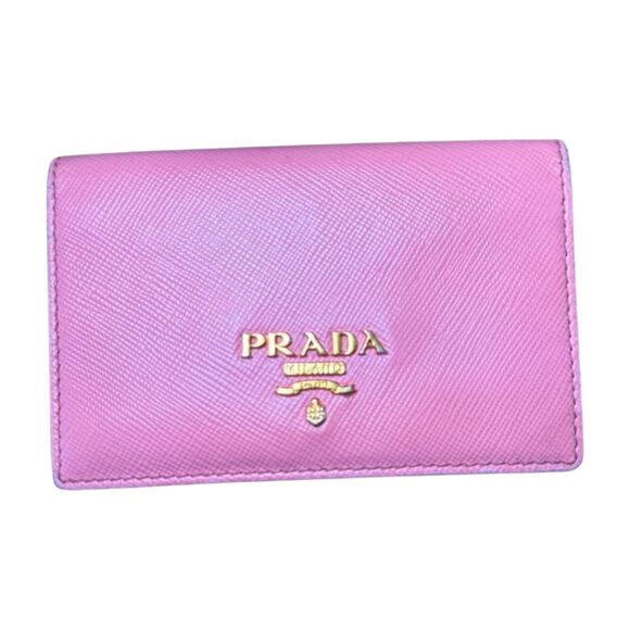 Prada Saffiano Leather Card Wallet - Picture 1 of 8